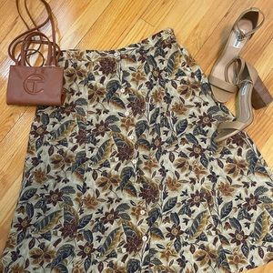 Vintage Floral Skirt